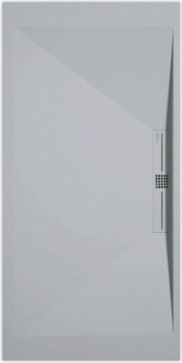 Sanifun douchebak Stone Side Gray 7035 Smooth 1000 x 900 P