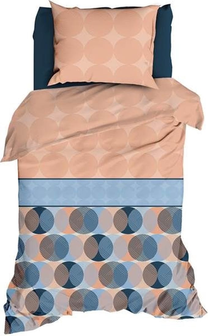 Romanette Briancon Dekbedovertrek - Eenpersoons - 140x200/220 cm - Cinnamon
