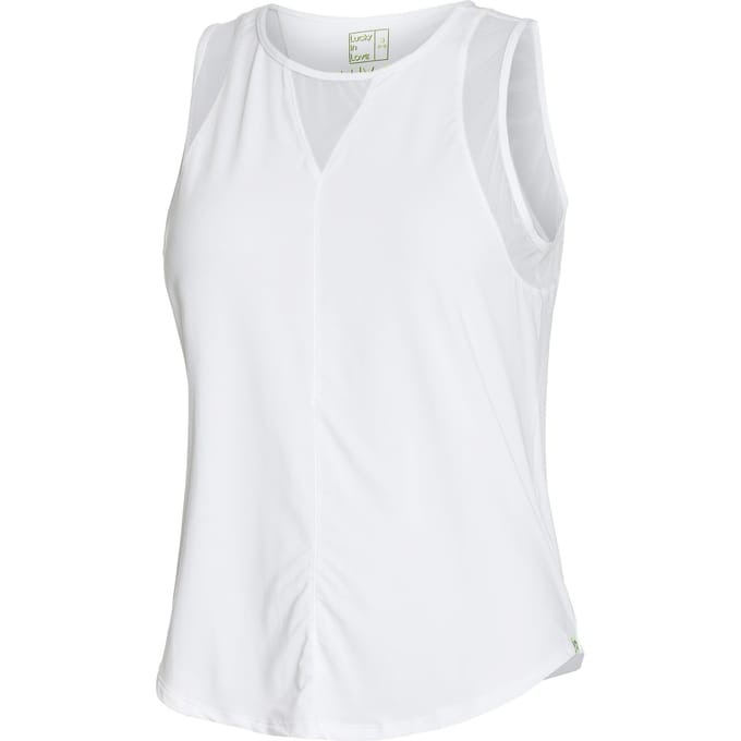 Lucky in Love Chill Out Tanktop Dames-Wit