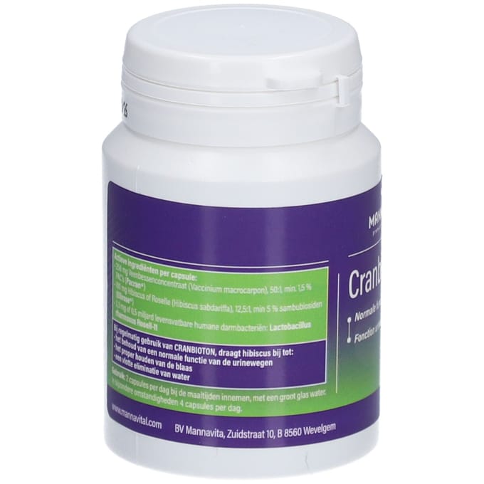 Mannavital Cranbioton 60 Capsules