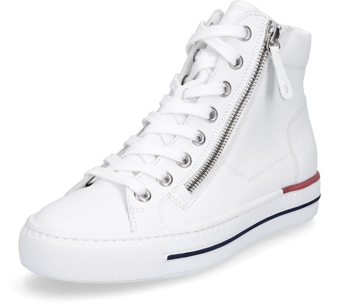 Paul Green dames hoge sneaker wit