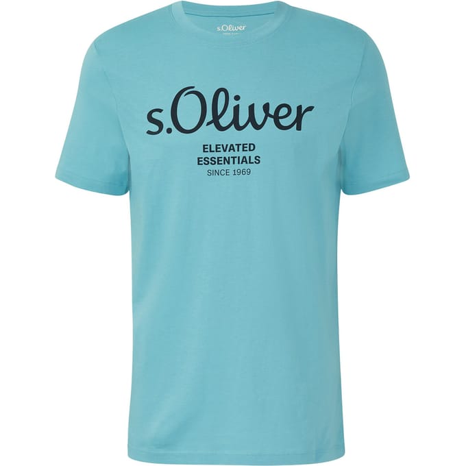 Regular fit T-shirt van puur katoen