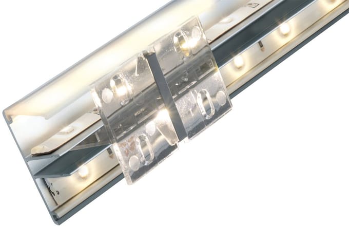 LED Strip profiel Duo 1m Alu geëloxeerd