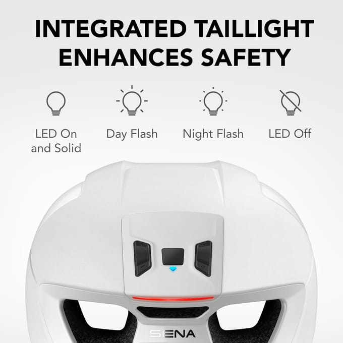 Sena S1 Smart Cycling Helm mat wit maat L