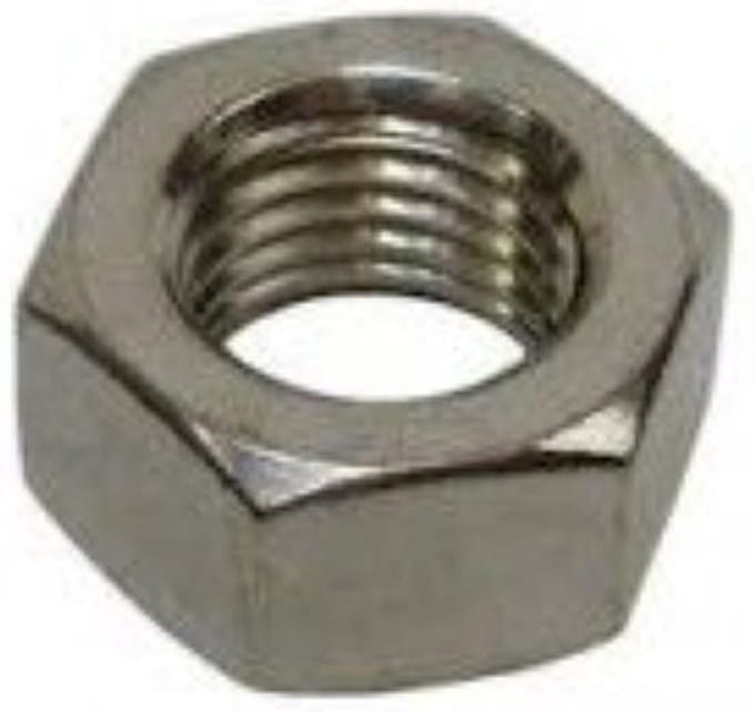 Zeskantmoeren RVS M12 | 100 stuks