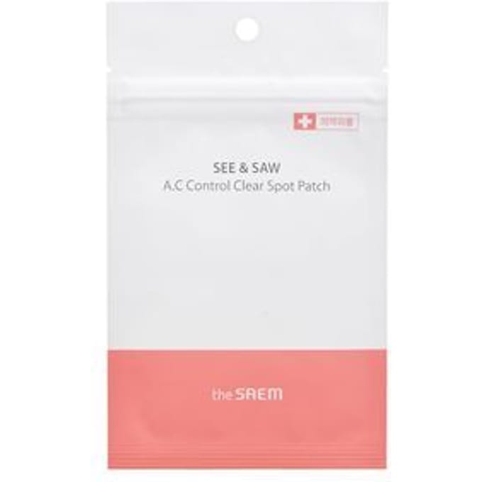 The Saem - See & Saw A.C Control Clear Spot Patch - Acne Patch
