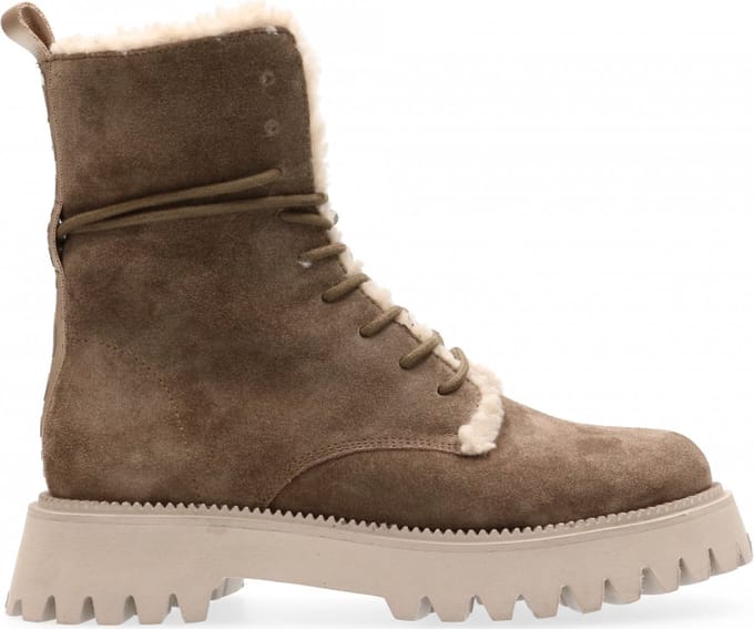 Maruti - Emily Boots Taupe - Taupe - Teddy - 36