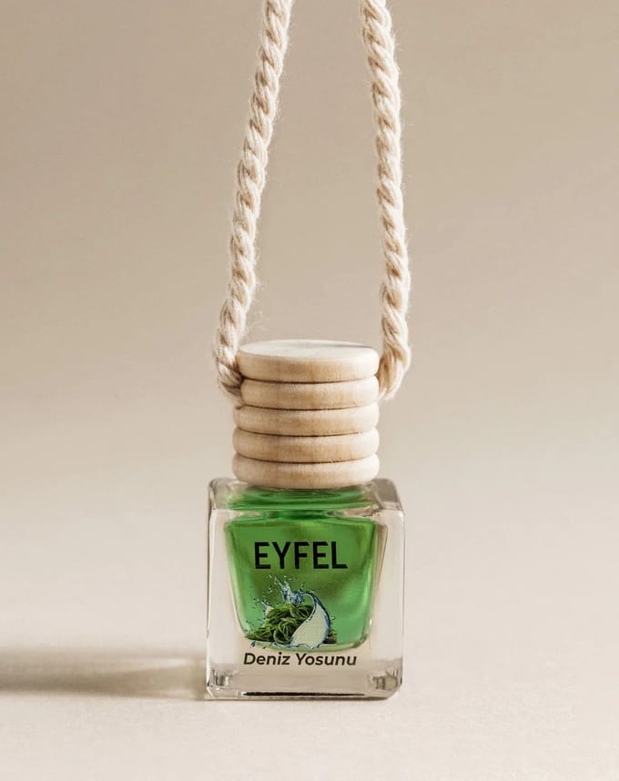 EYFEL - CAR FRAGRANCE- CAR - SEAWEED - 10ML - 3 STUKS