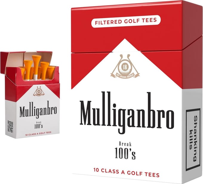 Grappige Golf Tees - Mulligan Set (10 stuks) - Origineel Cadeau voor Golfers