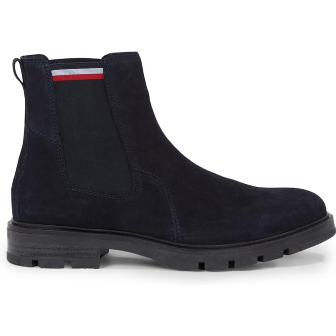 Tommy Hilfiger - Heren Laars Chelsea Boot - Blauw - Maat 44