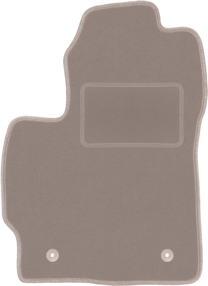 Beige bestuurdersmat voor: Toyota Corolla E14 / E15 sedan (2007-2012)