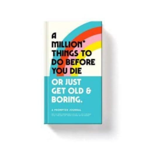 A Million Things To Do Before You Die Prompted Journal - Brass Monkey