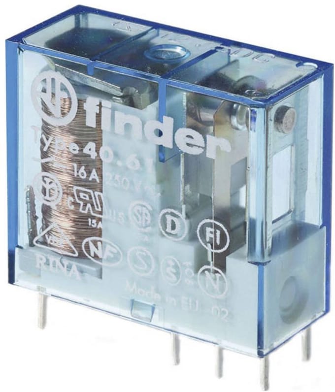 Finder 40.61.9.048.4000 Relais 250 V/AC, 400 V/AC 1 stuk(s)