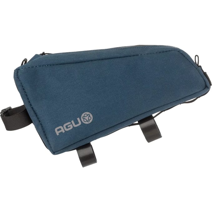 AGU Venture - Top Tube Bag - Frametas - Blauw - 0,7L - Waterafstotend - 3M Reflectie - Mesh vakjes