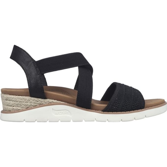 Skechers Arch Fit - maat 41 - Beach Kiss-Boho Beyo Dames Sandalen - zwart