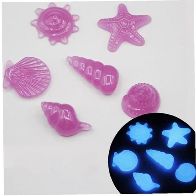Lichtgevende stenen - Pabbles - 100 stuks - Plastic - 2-3 cm - Tuindecoratie paars