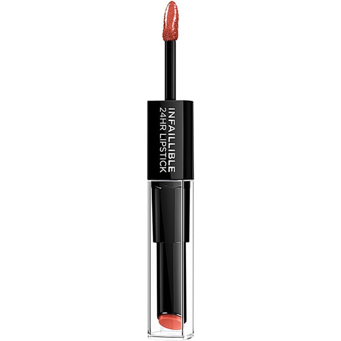 L'Oréal Paris Infaillible 24H Lipstick - Langhoudende 2-staps Lipstick met Vitamine E - 312 Incessant Russet - Rood - 5.7ml