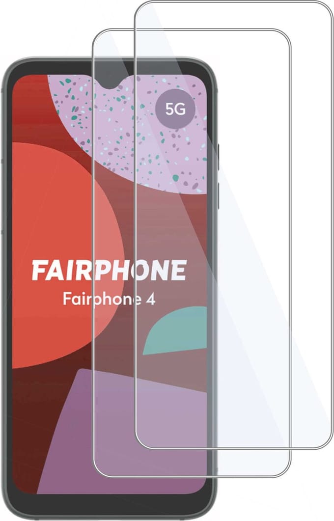 2x Screenprotector geschikt voor Fairphone 4 – Gehard Glas - Proteqt+