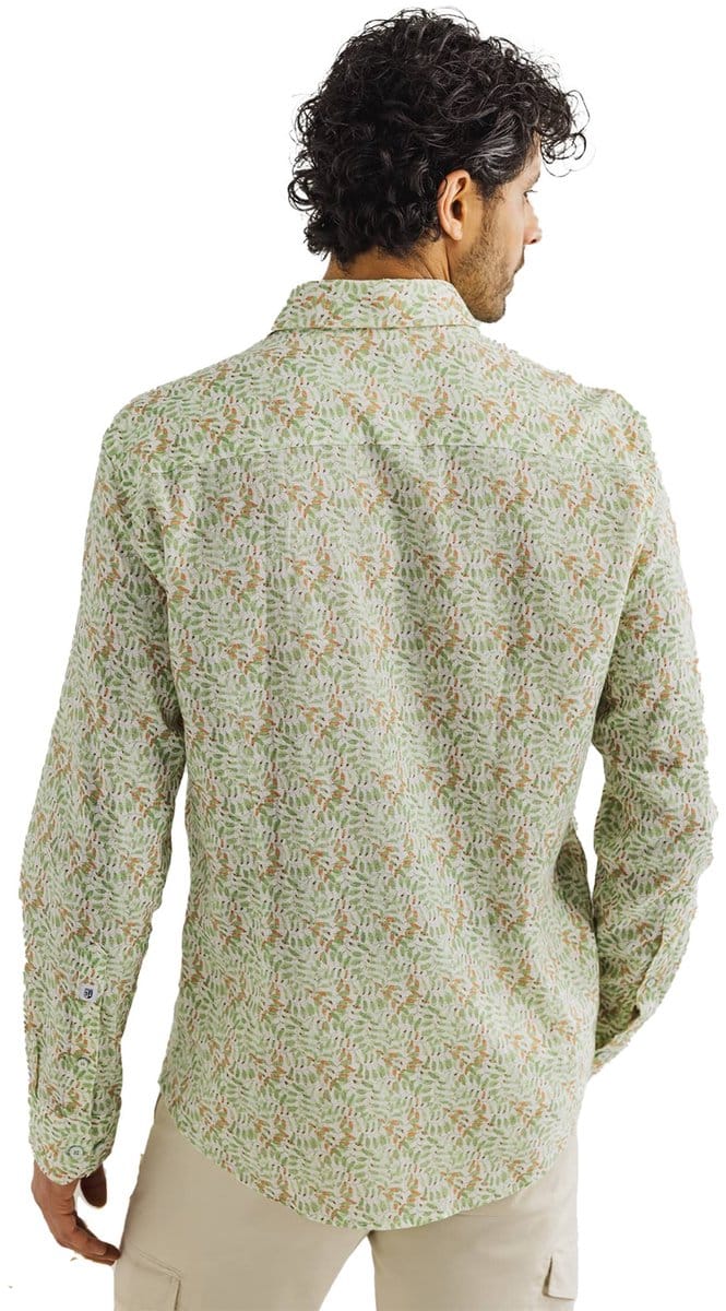 State of Art casual overhemd groen