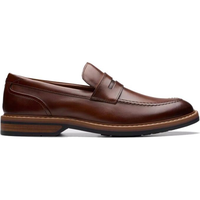 Clarks Aldwin Step - heren instapper - Bruin - maat 40 (EU) 6.5 (UK)