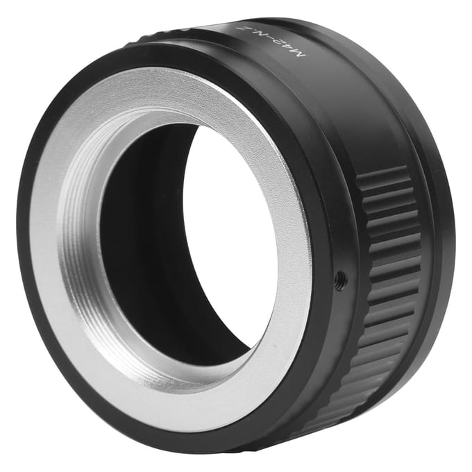 NEWYI M42‑Z Lens Adapter Ring voor M42 Mount Lens voor Nikon Z Mount Camerabody Legering black