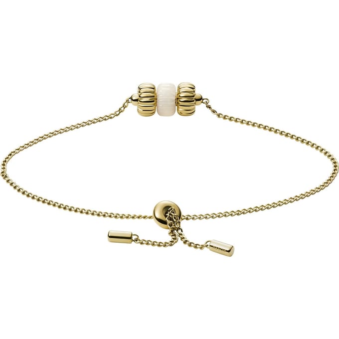 Fossil Damesarmband Staal - Goudkleurig