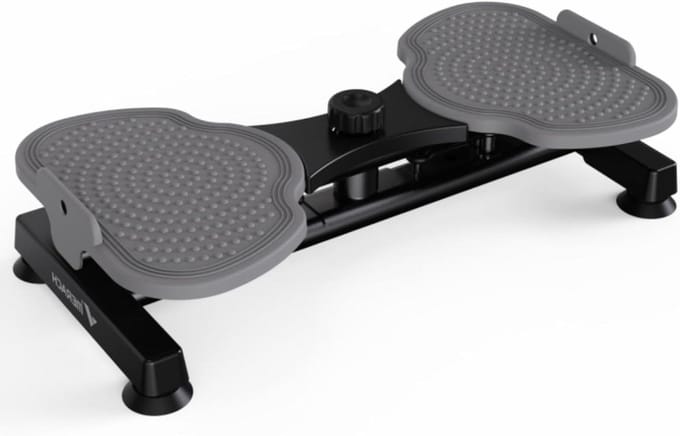 Heuptwister Schijf - Taille Trainer - Conditie Training - Met Weerstandsbanden - 52 cm - Grijs