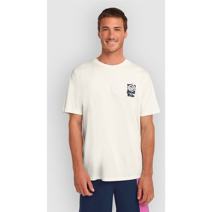 O'Neill Chest Print T-Shirt wit