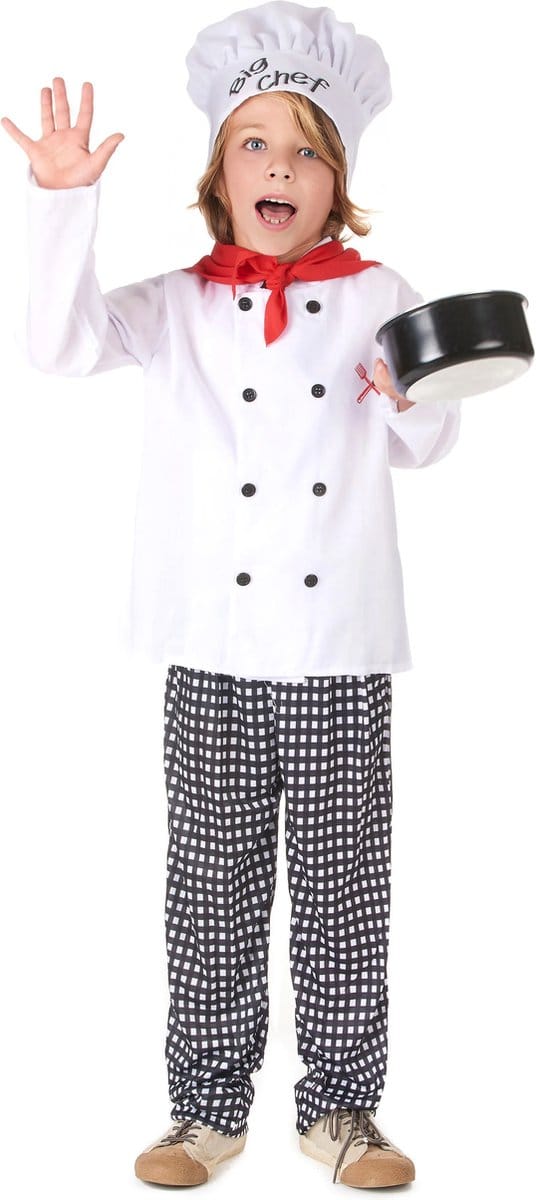 Vegaoo - Big chef kok kostuum voor kinderen