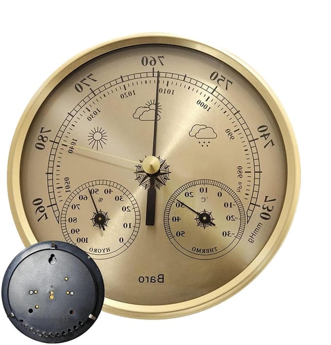 Digitale Barometer - Weerstation Sensor - Buiten Weer - Hoge Precisie - 130 mm Display - Meerkleurig