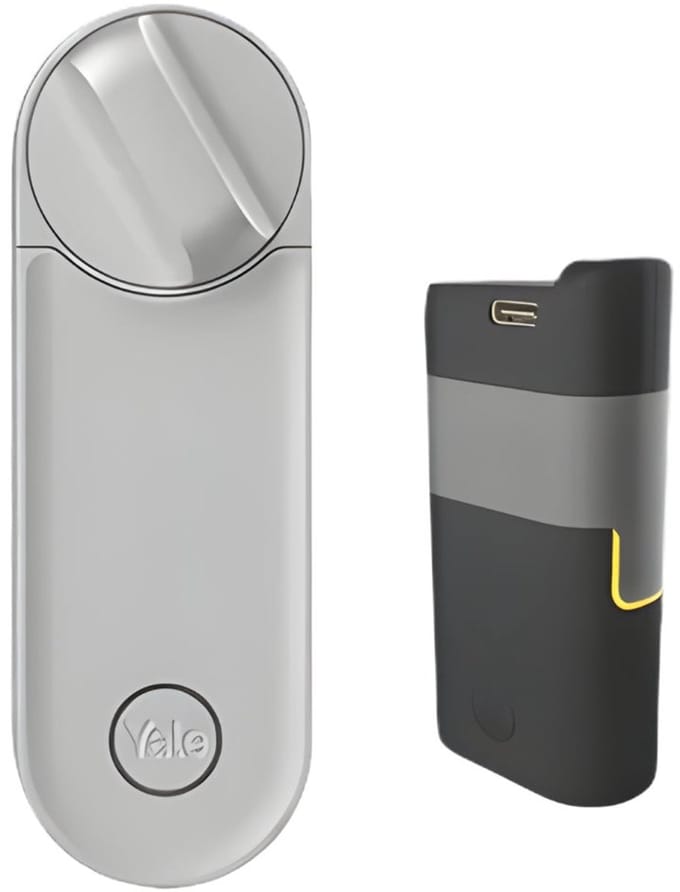 Yale - Linus L2 Smart Lock accuset - Met 2 oplaadbare accu's - Zilver