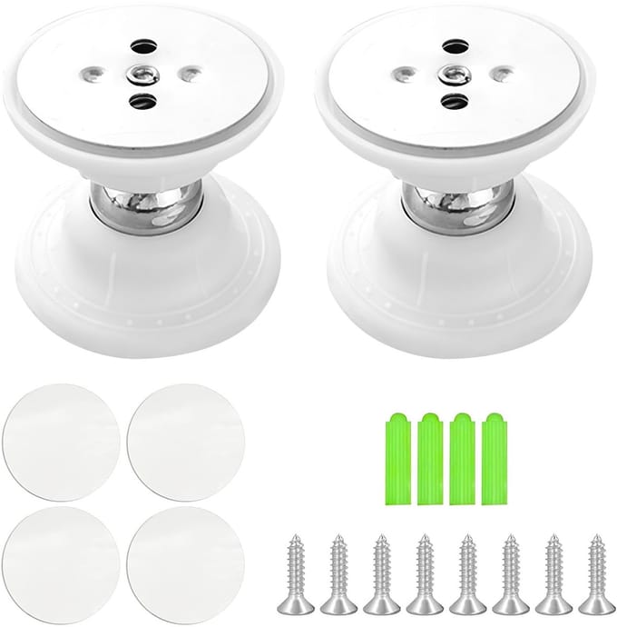 Solidchoice- Deursnapper Magnetisch - Deurhouder - Deurvergrendeling - Camper/Caravan - Weerbestendig - Slagvast ABS