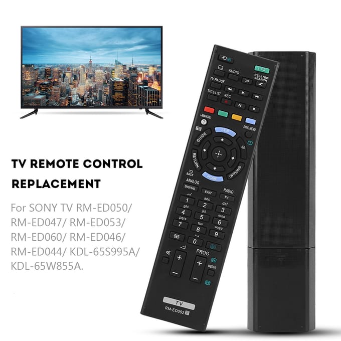Télécommande de remplacement pour téléviseur SONY RM-ED052 RM-ED050 RM-ED047 RM-ED053 RM-ED060 blanc