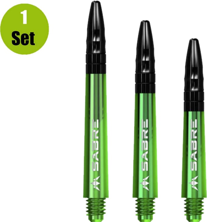 Mission Sabre Green Base Black - Dart Shafts