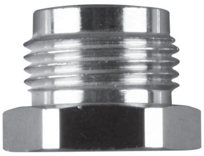 Oms Blind-plug With M26/2 O-ring Zilver