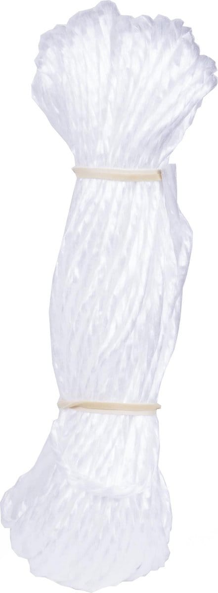 Benson Touwstreng - Polypropyleen - 4 mm diameter - 25 meter - Wit