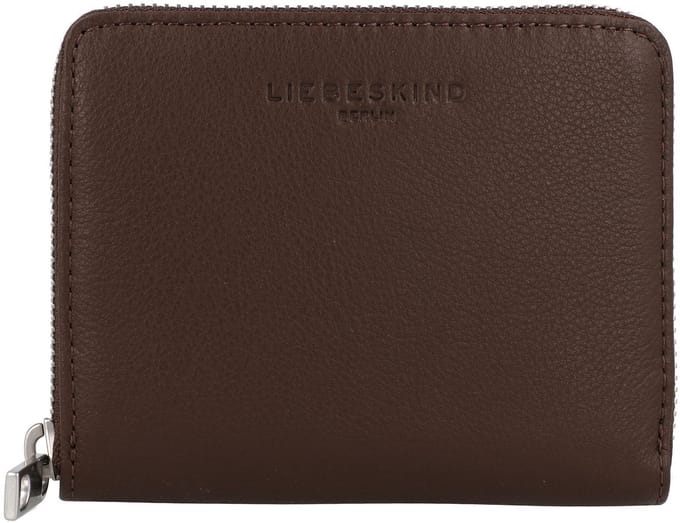 LIEBESKIND BERLIN Leren portemonnee Conny Wallet Roasted Coconut donkerbruin