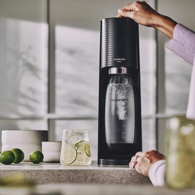 Sodastream Bruiswatermachine E-Terra Zwart