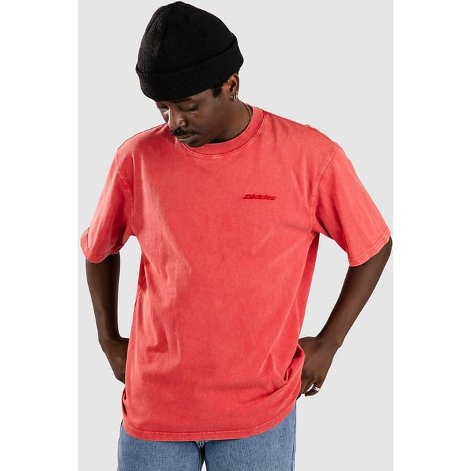 T-shirt met ronde hals en labelstitching