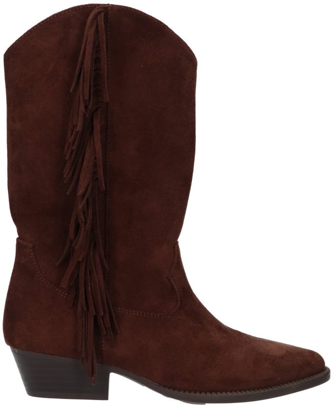 La Strada Western Boot Bruin Textiel - Damesschoenen - Maat - 42