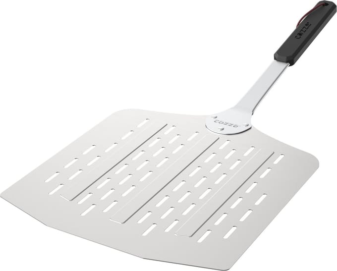 cozze ® lightweight pizza paddle with holes 66x30x30 cm - aluminium
