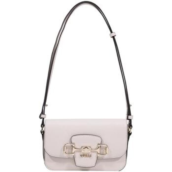 GUESS schoudertas Janie Convertible Xbody Flap Stone beige