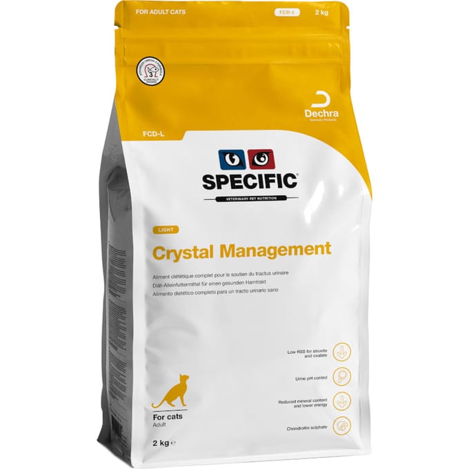2kg Cat FCD L Crystal Management Light Specific Kattenvoer