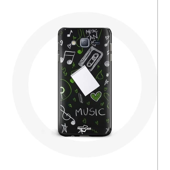 Case voor Samsung Galaxy j3 2016 Muziek-solsleutel