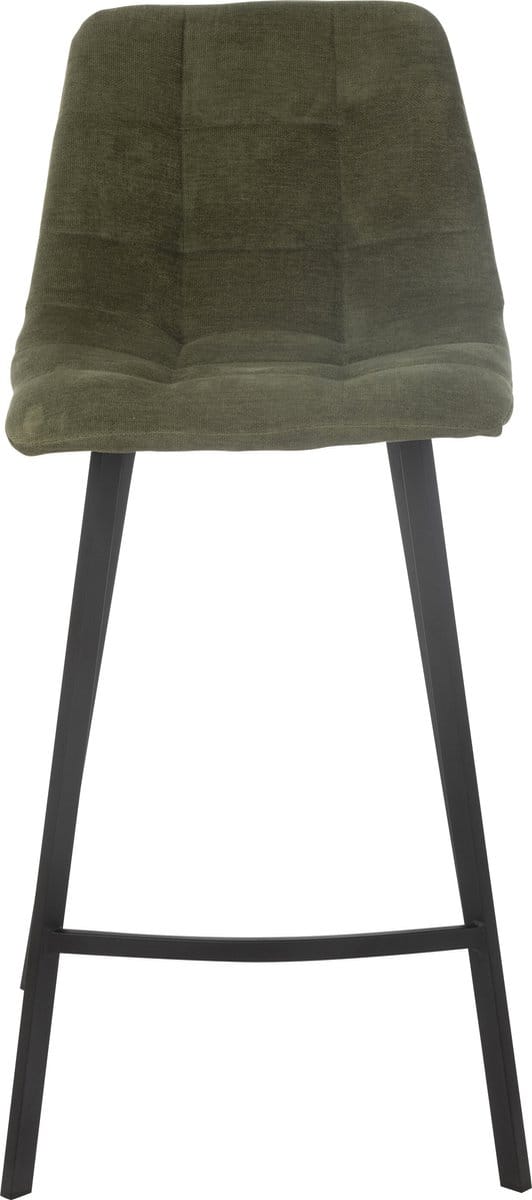 J-Line barstoel Kent - metaal/polyester - groen