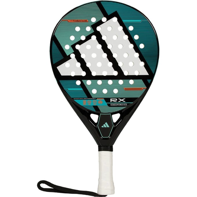 Adidas Rx Series 2026 Padelracket Heren - Zwart / Wit / Turkoois | Maat: UNI