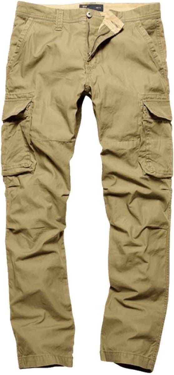 Vintage Industries Reef Pants Sand Cargo Broek Heren