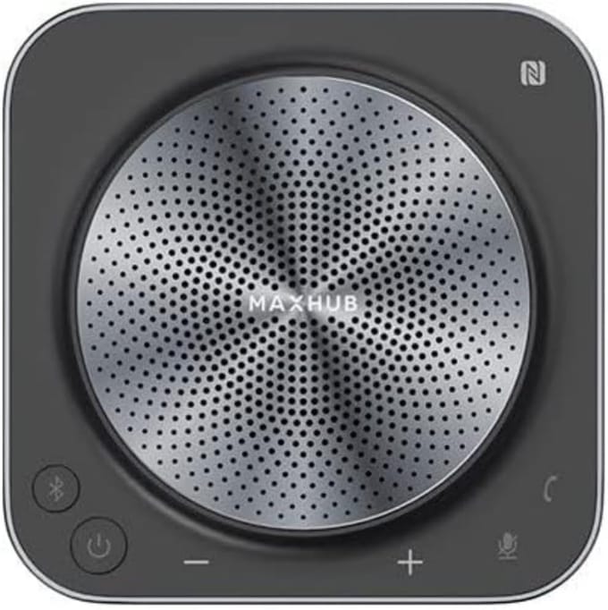 Teleconferentie Speaker - Microfoon Speaker - Zakelijke Gesprekken - Geïntegreerde Microfoon - 445 g - Zwart