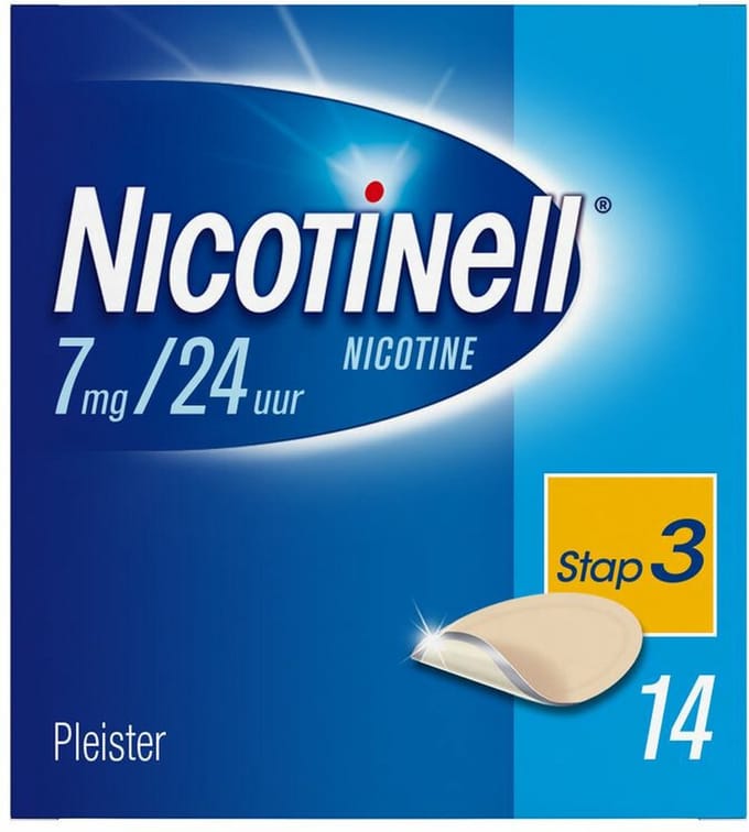 Nicotinell pleister 7 mg/24 uur