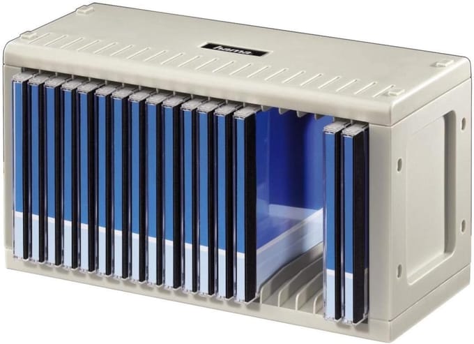 DYNA® Cd Opbergdoos - Cd Opbergsysteem - Cd Koffer - Grijs - 31cm x 14cm x 6cm